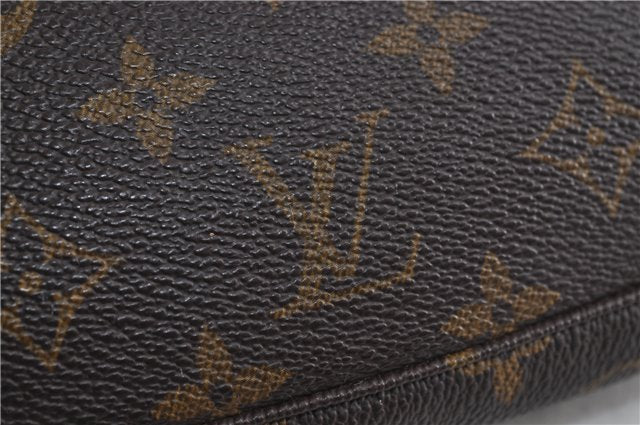Authentic Louis Vuitton Monogram Pochette Accessoires Pouch M51980 LV 6241D