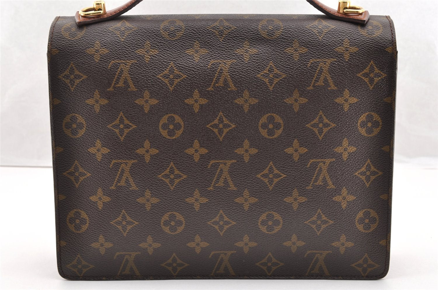 Authentic Louis Vuitton Monogram Monceau 2Way Shoulder Hand Bag M51185 LV 6241I