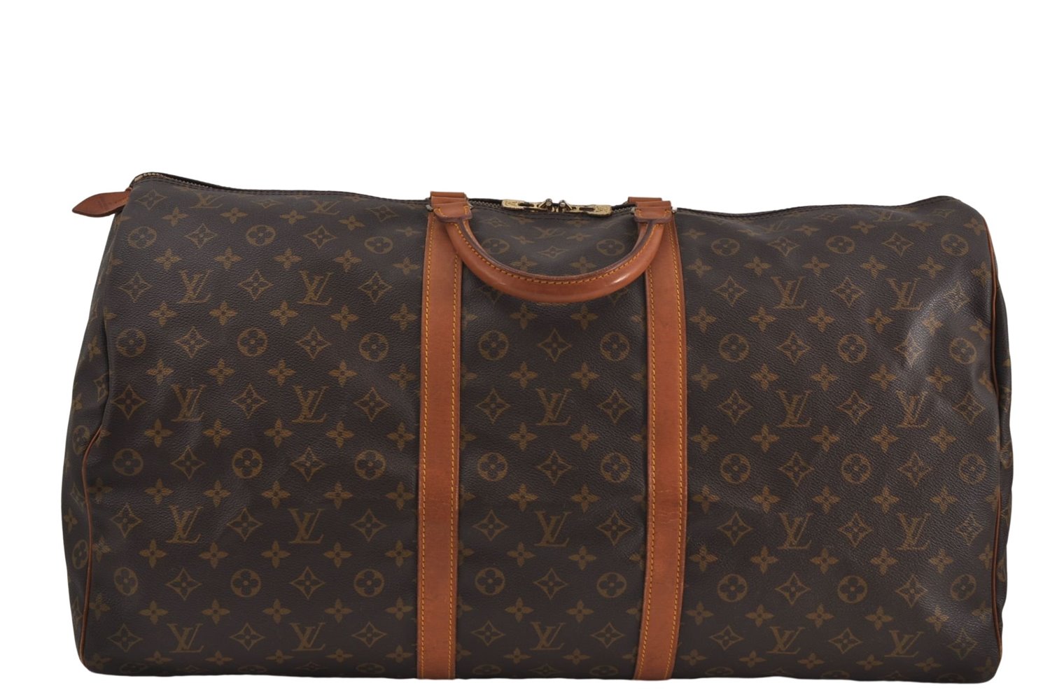 Authentic Louis Vuitton Monogram Keepall 60 Travel Boston Bag M41422 LV 6242D