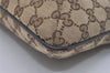 Auth GUCCI Web Sherry Line Shoulder Bag GG Canvas Leather 189749 Brown 6243I