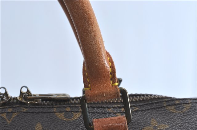 Auth Louis Vuitton Monogram Keepall Bandouliere 55 Boston Bag M41414 LV 6245B
