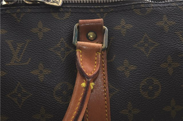 Auth Louis Vuitton Monogram Keepall Bandouliere 55 Boston Bag M41414 LV 6245B