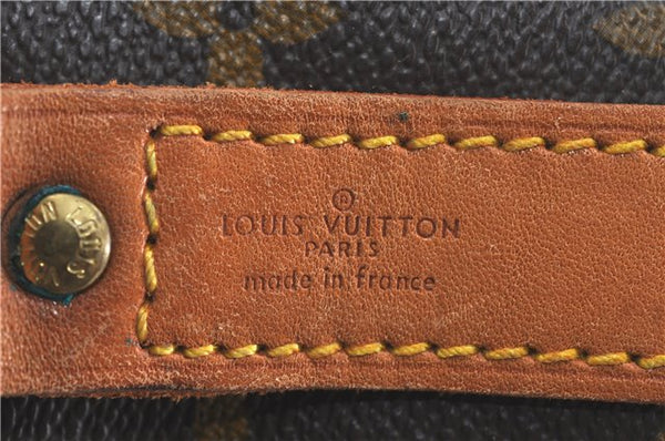 Auth Louis Vuitton Monogram Keepall Bandouliere 55 Boston Bag M41414 LV 6245B