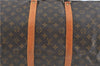 Auth Louis Vuitton Monogram Keepall Bandouliere 55 Boston Bag M41414 LV 6245B