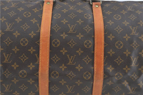 Auth Louis Vuitton Monogram Keepall Bandouliere 55 Boston Bag M41414 LV 6245B