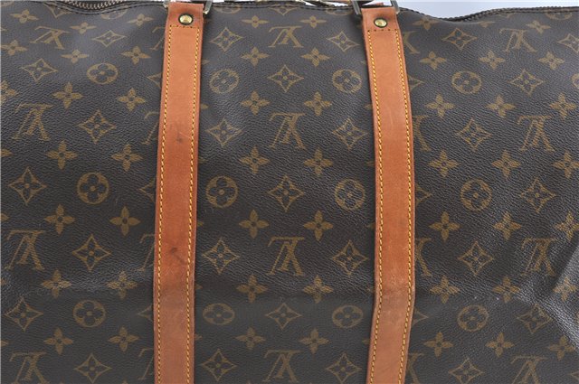 Auth Louis Vuitton Monogram Keepall Bandouliere 55 Boston Bag M41414 LV 6245B