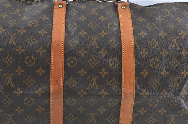 Auth Louis Vuitton Monogram Keepall Bandouliere 55 Boston Bag M41414 LV 6245B