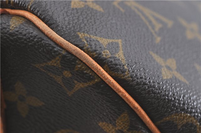 Auth Louis Vuitton Monogram Keepall Bandouliere 55 Boston Bag M41414 LV 6245B