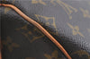 Auth Louis Vuitton Monogram Keepall Bandouliere 55 Boston Bag M41414 LV 6245B