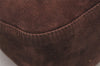 Authentic FENDI Vintage Shoulder Cross Body Bag Suede Leather Brown 6245I