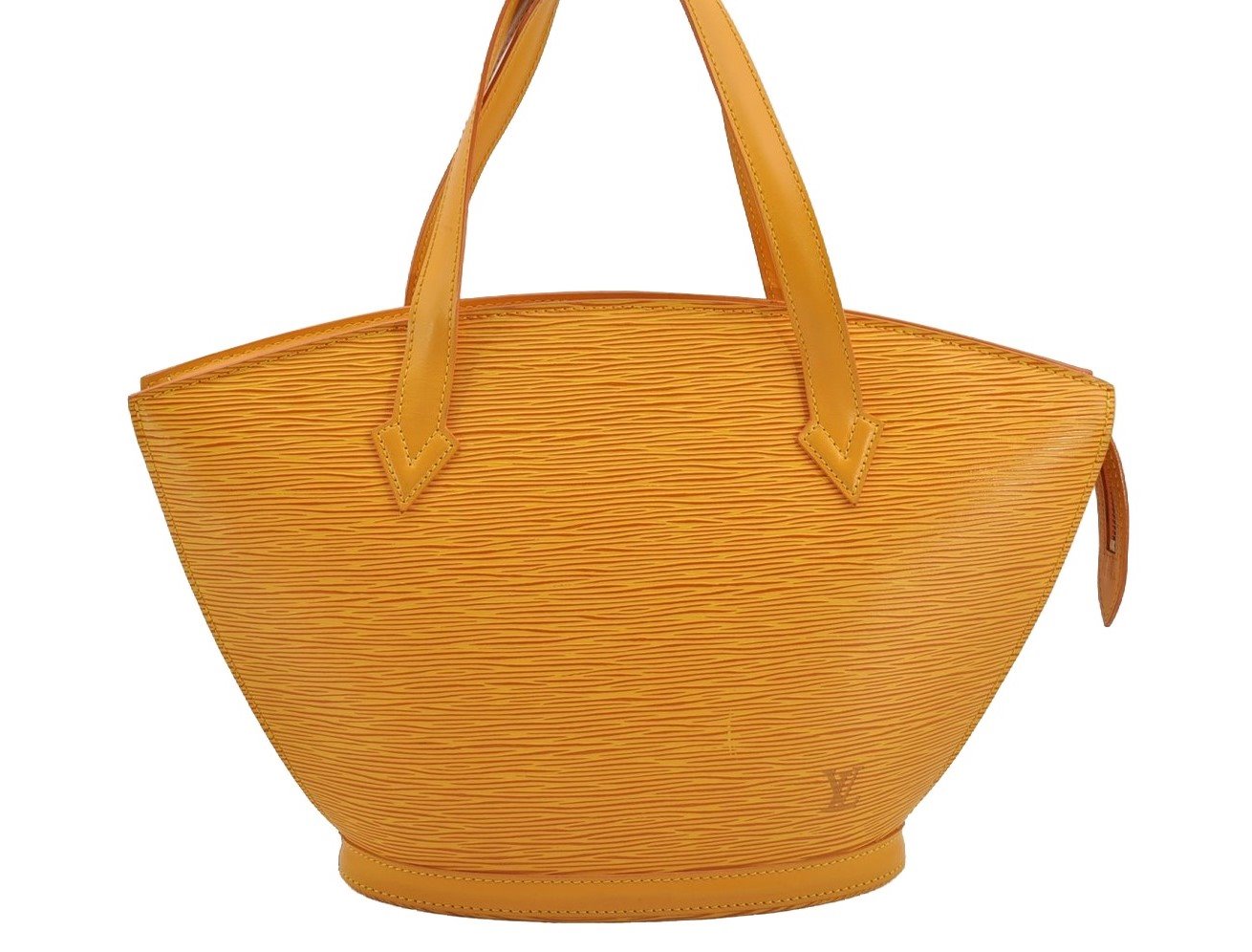 Authentic Louis Vuitton Epi Saint Jacques Hand Bag Yellow M52279 LV 6246I
