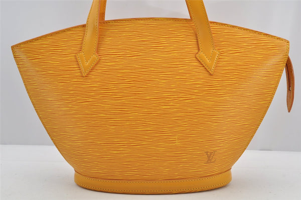 Authentic Louis Vuitton Epi Saint Jacques Hand Bag Yellow M52279 LV 6246I