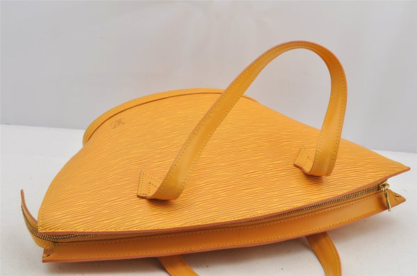 Authentic Louis Vuitton Epi Saint Jacques Hand Bag Yellow M52279 LV 6246I