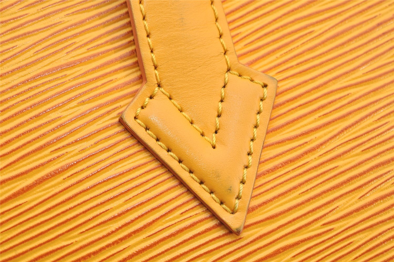 Authentic Louis Vuitton Epi Saint Jacques Hand Bag Yellow M52279 LV 6246I