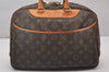 Authentic Louis Vuitton Monogram Deauville Hand Bag M47270 LV 6249I