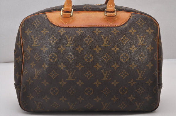 Authentic Louis Vuitton Monogram Deauville Hand Bag M47270 LV 6249I