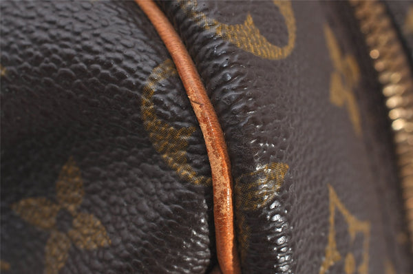 Authentic Louis Vuitton Monogram Deauville Hand Bag M47270 LV 6249I