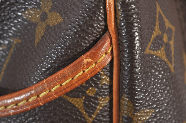 Authentic Louis Vuitton Monogram Deauville Hand Bag M47270 LV 6249I