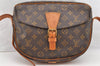Authentic Louis Vuitton Monogram Jeune Fille GM M51225 Shoulder Cross Bag 6250I