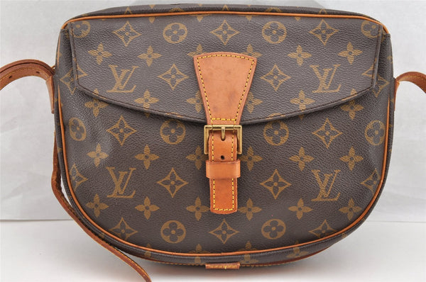 Authentic Louis Vuitton Monogram Jeune Fille GM M51225 Shoulder Cross Bag 6250I