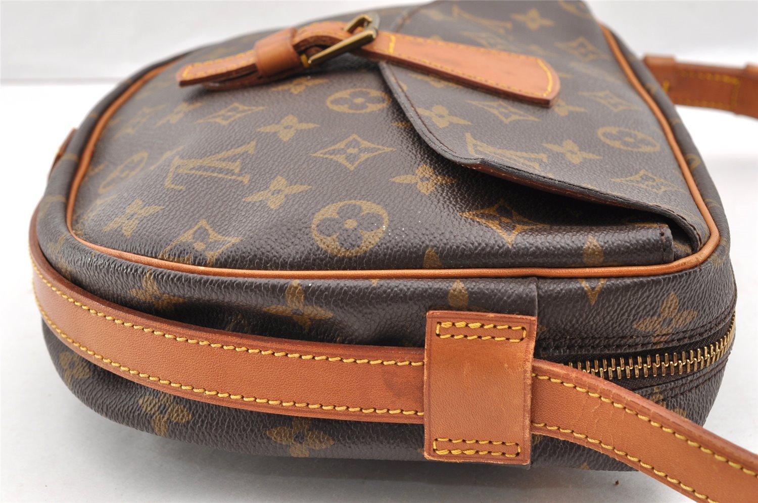 Authentic Louis Vuitton Monogram Jeune Fille GM M51225 Shoulder Cross Bag 6250I