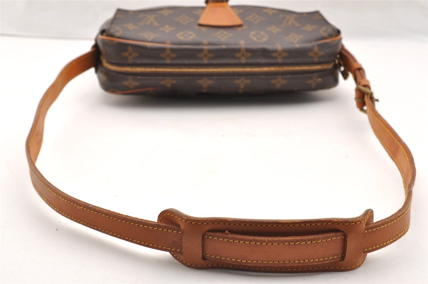 Authentic Louis Vuitton Monogram Jeune Fille GM M51225 Shoulder Cross Bag 6250I