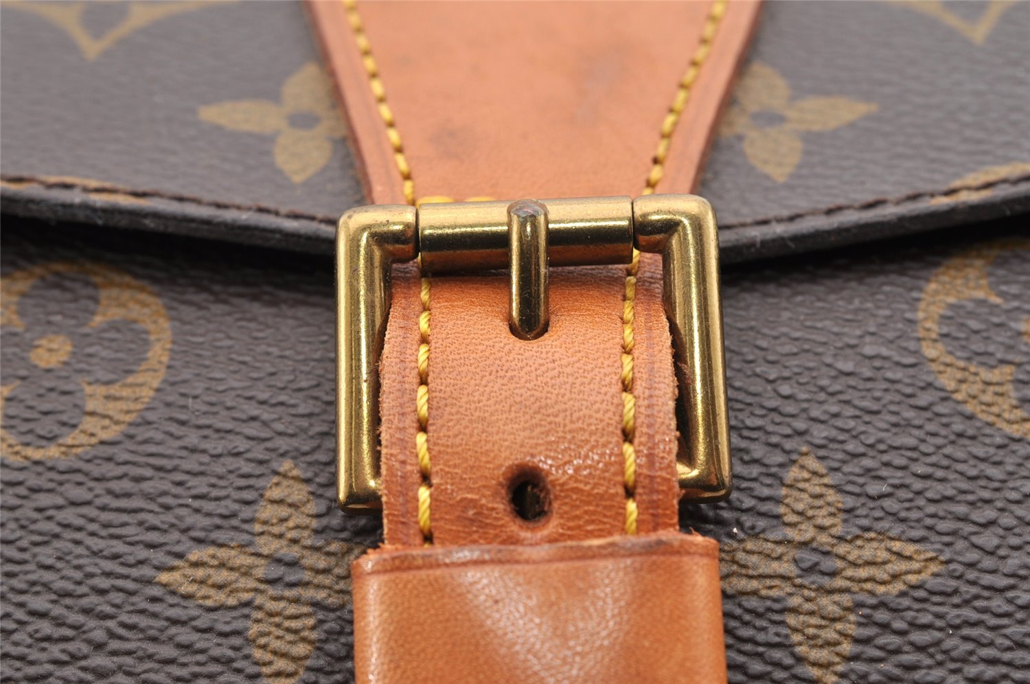 Authentic Louis Vuitton Monogram Jeune Fille GM M51225 Shoulder Cross Bag 6250I