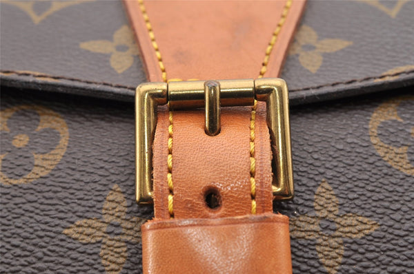 Authentic Louis Vuitton Monogram Jeune Fille GM M51225 Shoulder Cross Bag 6250I