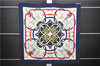 Authentic HERMES Carre 90 Scarf "Eperon d'or" Silk Navy 6251D