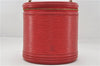 Authentic Louis Vuitton Epi Cannes Red Cosmetic Hand Bag Purse M48037 LV 6251E