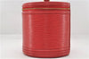Authentic Louis Vuitton Epi Cannes Red Cosmetic Hand Bag Purse M48037 LV 6251E