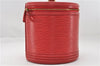 Authentic Louis Vuitton Epi Cannes Red Cosmetic Hand Bag Purse M48037 LV 6251E