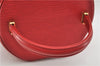 Authentic Louis Vuitton Epi Cannes Red Cosmetic Hand Bag Purse M48037 LV 6251E