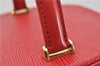 Authentic Louis Vuitton Epi Cannes Red Cosmetic Hand Bag Purse M48037 LV 6251E