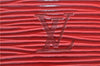 Authentic Louis Vuitton Epi Cannes Red Cosmetic Hand Bag Purse M48037 LV 6251E