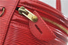 Authentic Louis Vuitton Epi Cannes Red Cosmetic Hand Bag Purse M48037 LV 6251E