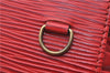 Authentic Louis Vuitton Epi Cannes Red Cosmetic Hand Bag Purse M48037 LV 6251E
