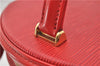 Authentic Louis Vuitton Epi Cannes Red Cosmetic Hand Bag Purse M48037 LV 6251E