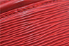 Authentic Louis Vuitton Epi Cannes Red Cosmetic Hand Bag Purse M48037 LV 6251E