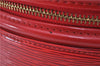 Authentic Louis Vuitton Epi Cannes Red Cosmetic Hand Bag Purse M48037 LV 6251E