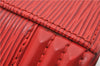 Authentic Louis Vuitton Epi Cannes Red Cosmetic Hand Bag Purse M48037 LV 6251E