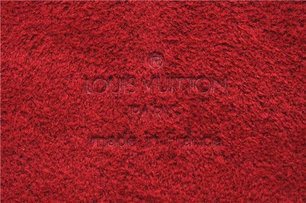 Authentic Louis Vuitton Epi Cannes Red Cosmetic Hand Bag Purse M48037 LV 6251E