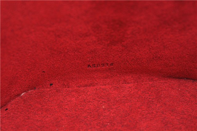 Authentic Louis Vuitton Epi Cannes Red Cosmetic Hand Bag Purse M48037 LV 6251E