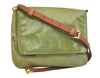 Auth Louis Vuitton Vernis Thompson Street Shoulder Bag Green M91009 Junk 6252I