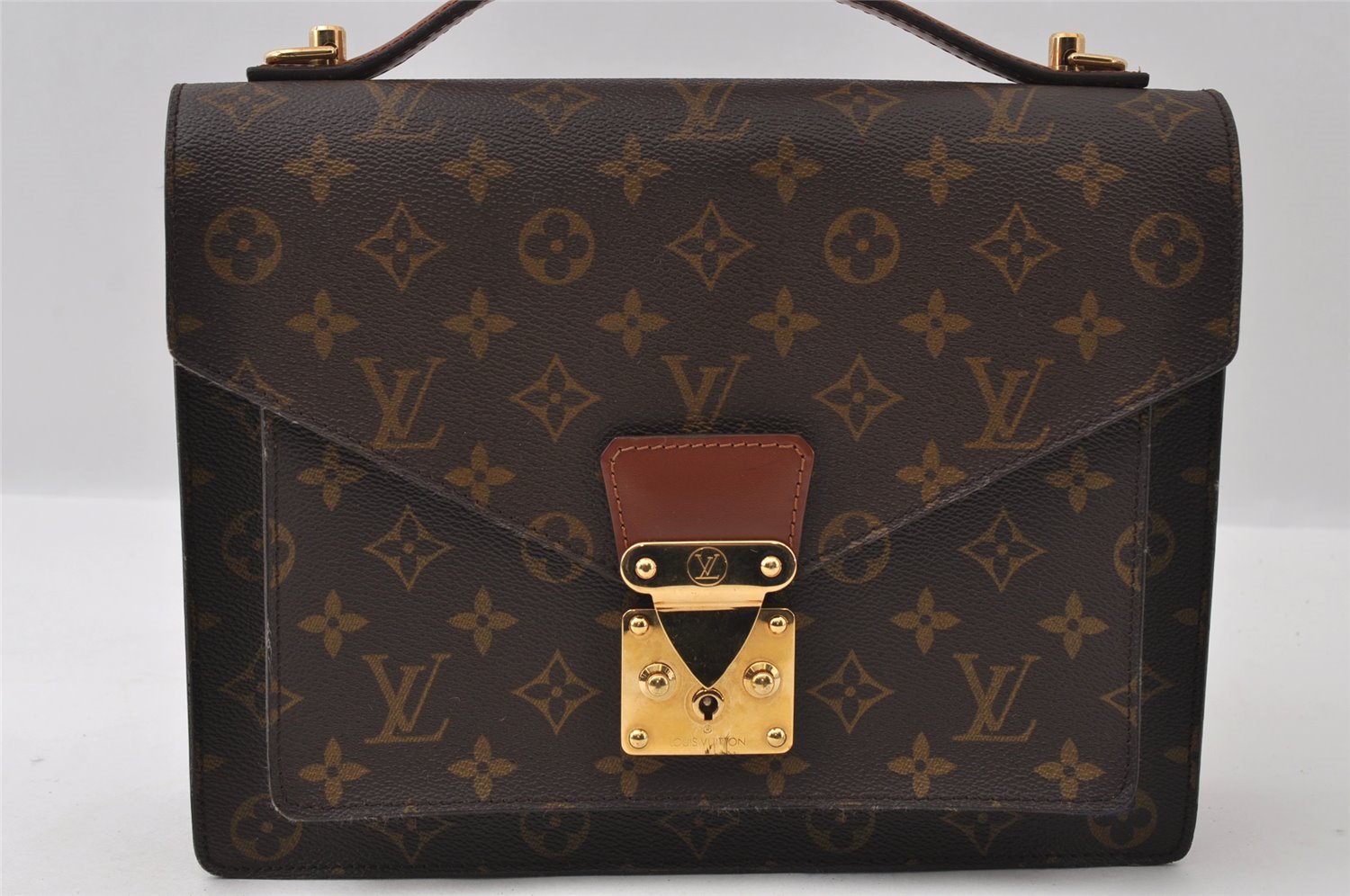 Authentic Louis Vuitton Monogram Monceau 2Way Shoulder Hand Bag M51185 LV 6253I