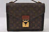 Authentic Louis Vuitton Monogram Monceau 2Way Shoulder Hand Bag M51185 LV 6253I