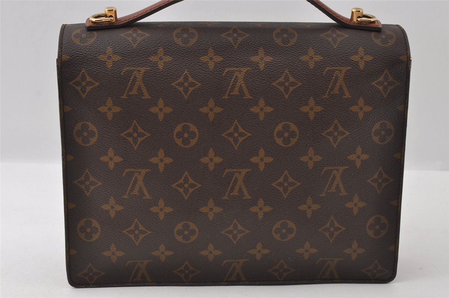 Authentic Louis Vuitton Monogram Monceau 2Way Shoulder Hand Bag M51185 LV 6253I