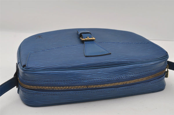 Authentic Louis Vuitton Epi Jeune Fille Shoulder Cross Bag Blue M52155 LV 6255I