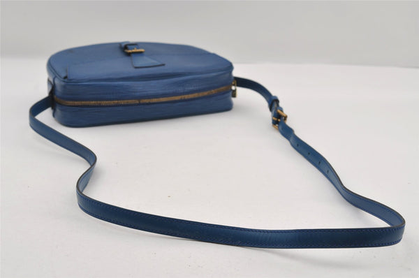 Authentic Louis Vuitton Epi Jeune Fille Shoulder Cross Bag Blue M52155 LV 6255I