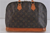 Authentic LOUIS VUITTON Monogram Alma Hand Bag M51130 LV 6256C